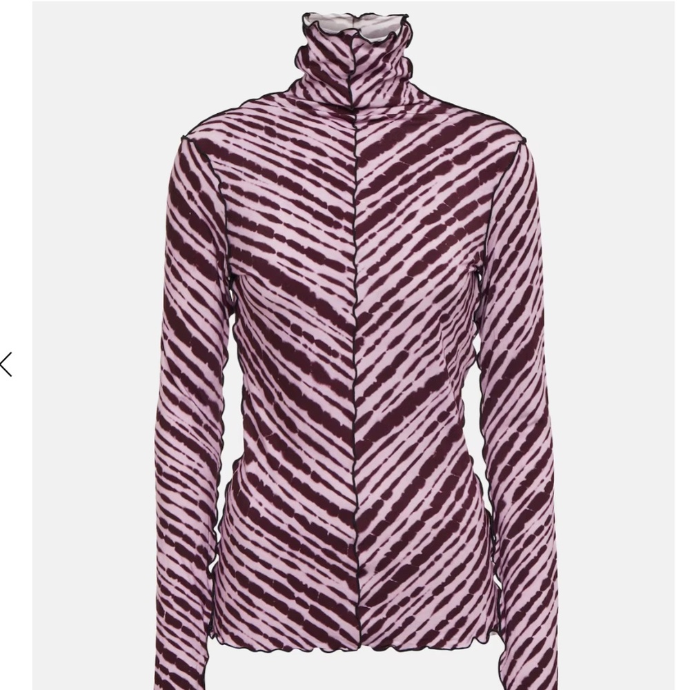 Proenza Schouler White Label printed jersey top